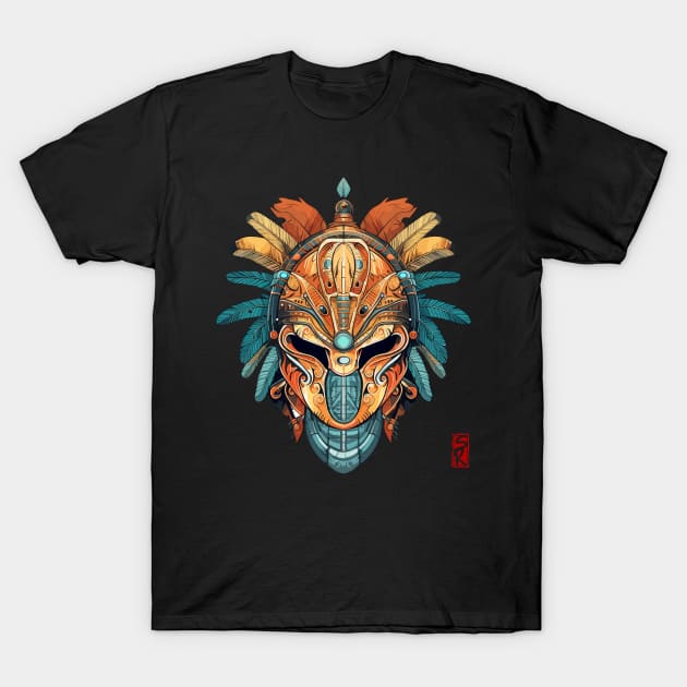 tribal helmet and mask T-Shirt by siriusreno